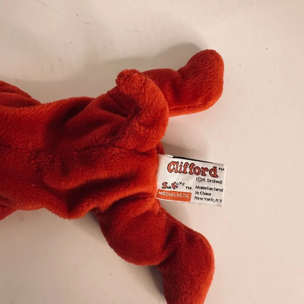 Clifford the Big Red Dog‎ Beanie Baby Plush 1997 Side Kicks Scholastic